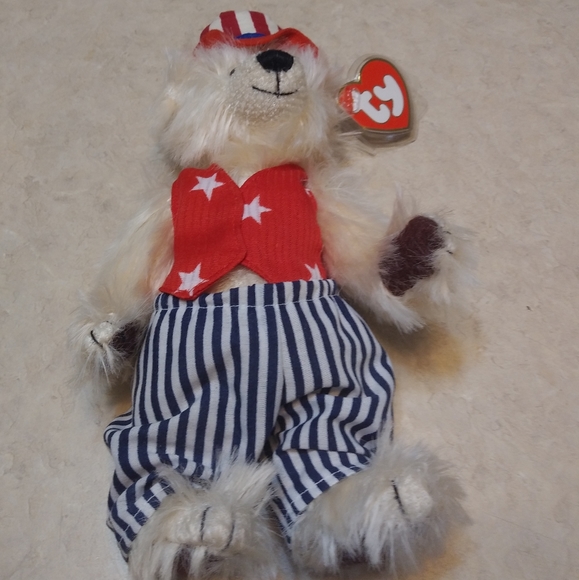 uncle sam beanie baby